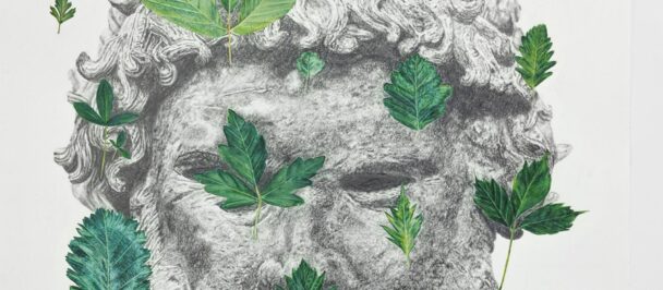 Louis Bouvier, « Vers une compréhension totale et absolue # 1 », 2016. Plomb, et crayon de bois sur papier 130 x 106 cm.