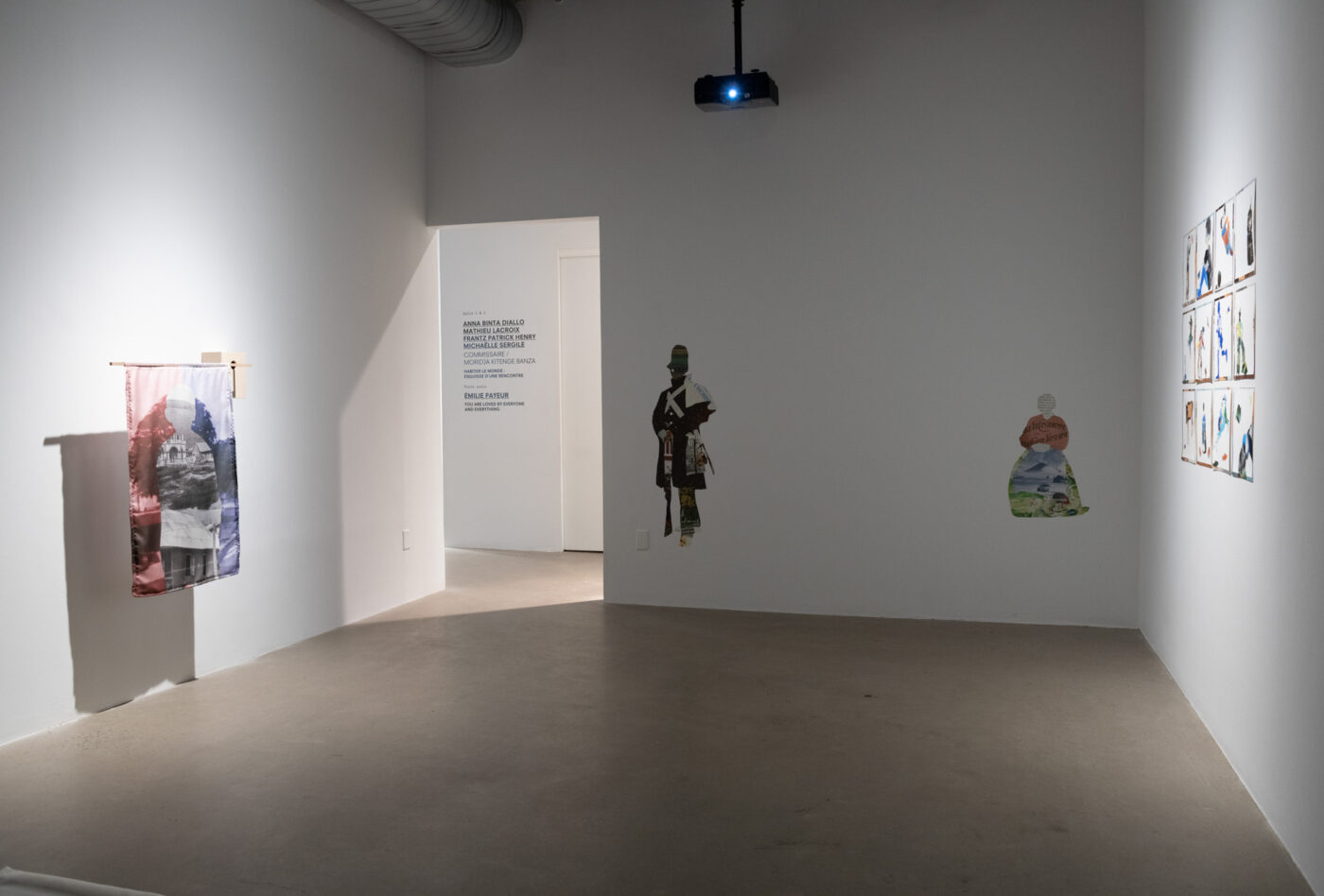 Impression : Anna Binta Diallo. Drapeau : Michaëlle Sergile. Crédit image : Paul Litherland. 