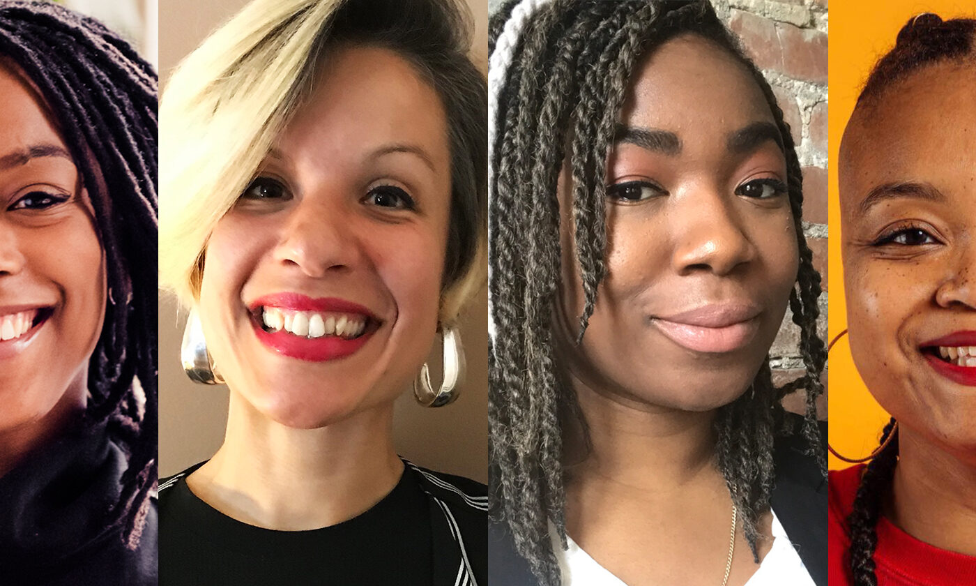Photos (de gauche à droite) : Diane Gistal (Crédit : Maude Touchette), Désirée Rochat, Aishah Seivwright, Ornella Tannous.